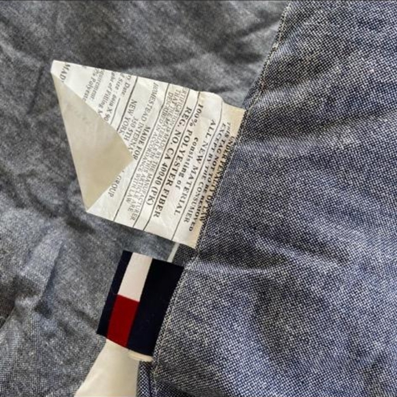 Tommy Hilfiger denim stripe twin comforter set - Picture 2 of 5